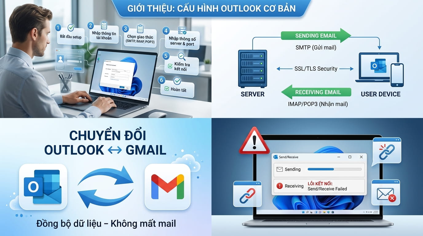 Hướng dẫn chi tiết các cách cấu hình và sử lý lỗi phổ biến
